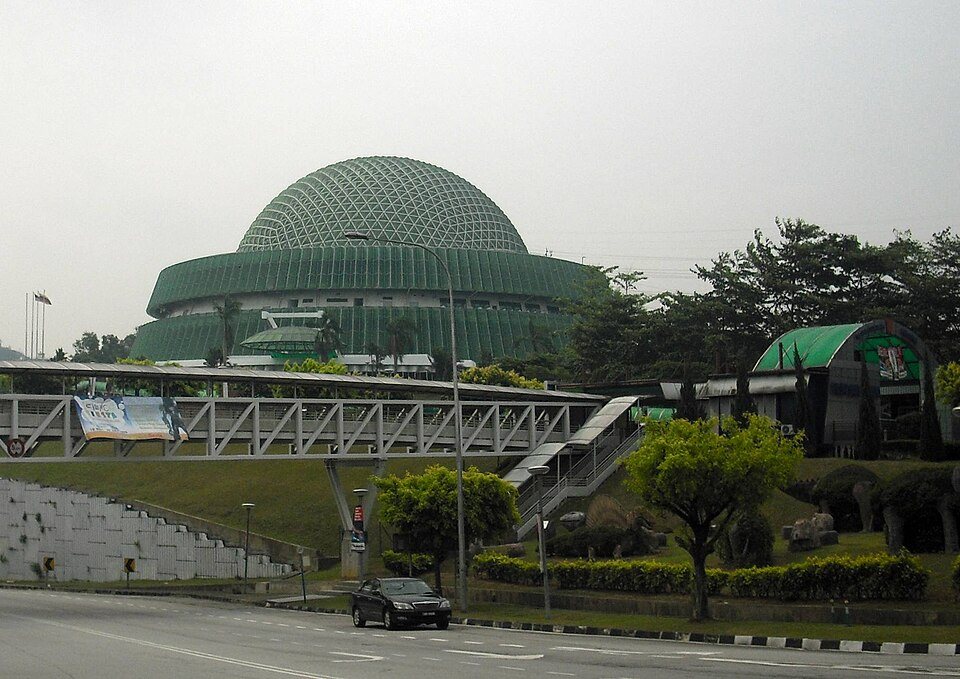 The green dome of the National Science Centre in Bukit Kiara.