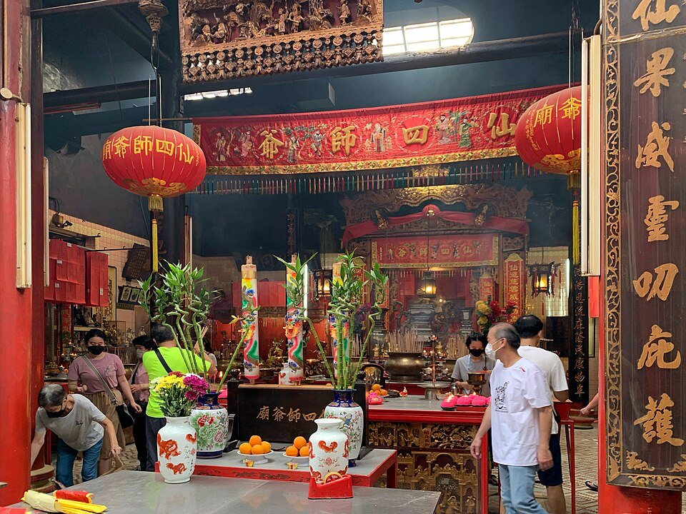 Sin Sze Si Ya Temple in Kuala Lumpur’s Chinatown.