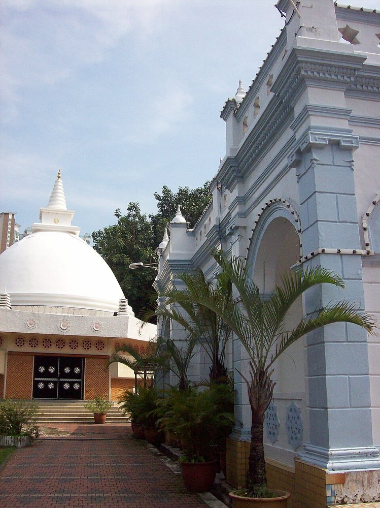 The shrine buildings at Buddhist Maha Vihara in Brickfields.